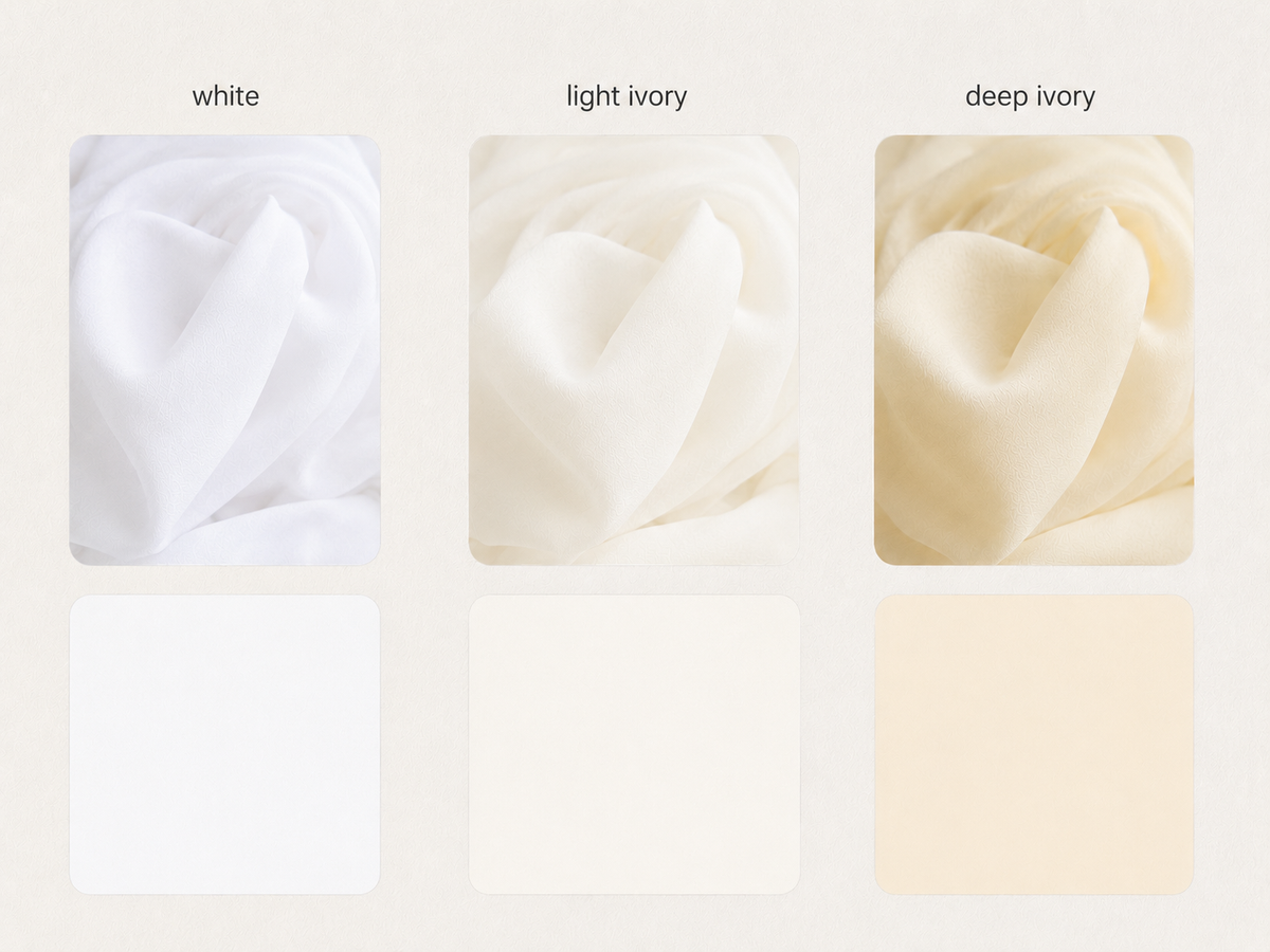 Sheer Chiffon Bridal Cape Shawl – Lightweight Ivory Wedding Cover Up, Flowing Long Back Wrap
