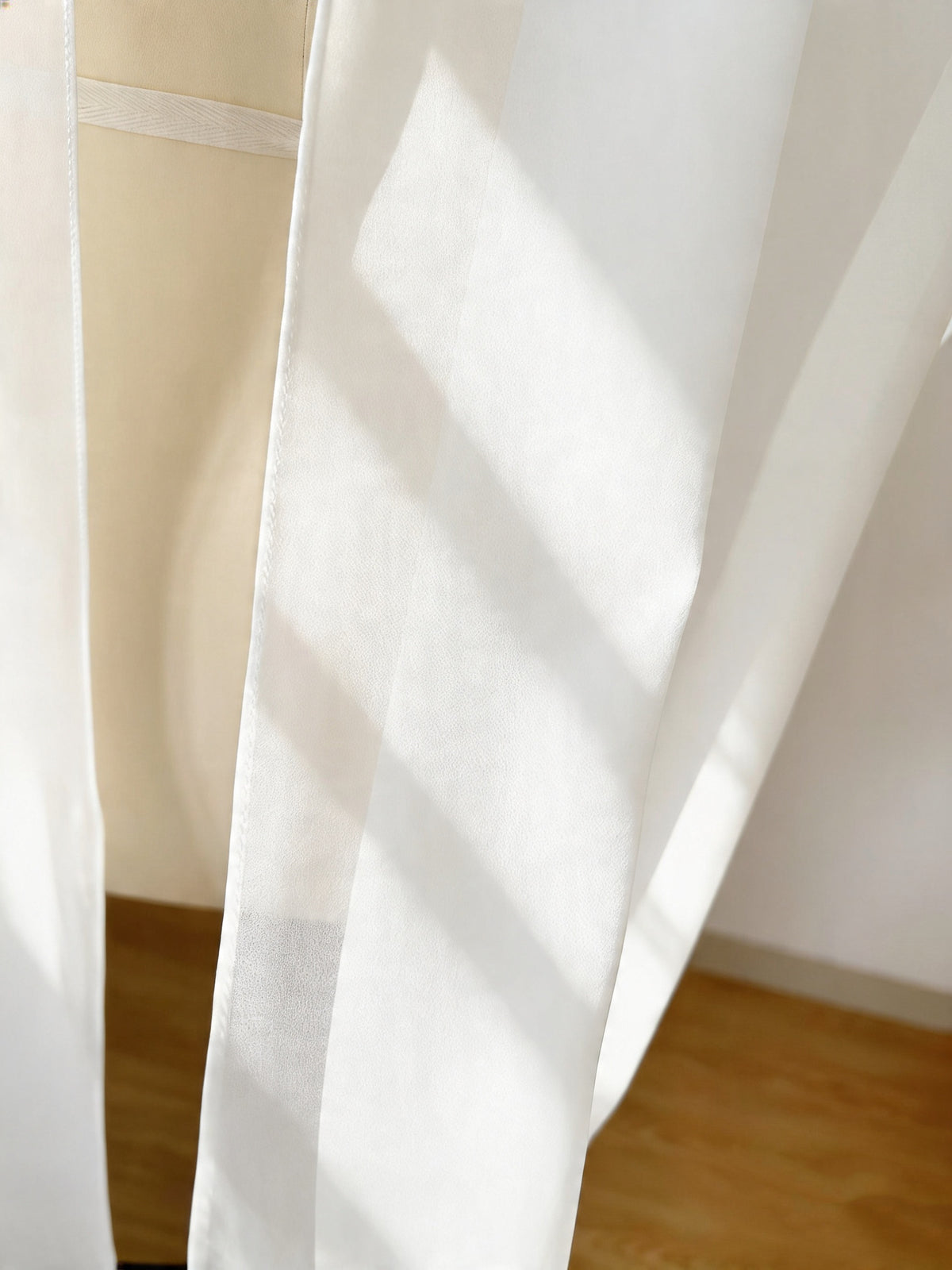 Sheer Chiffon Bridal Cape Shawl – Lightweight Ivory Wedding Cover Up, Flowing Long Back Wrap